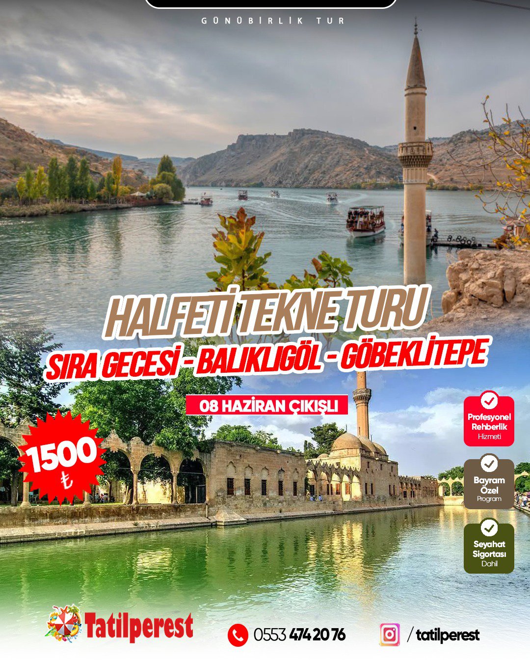HALFETİ URFA TURU SIRA GECELİ 8 HAZİRAN 