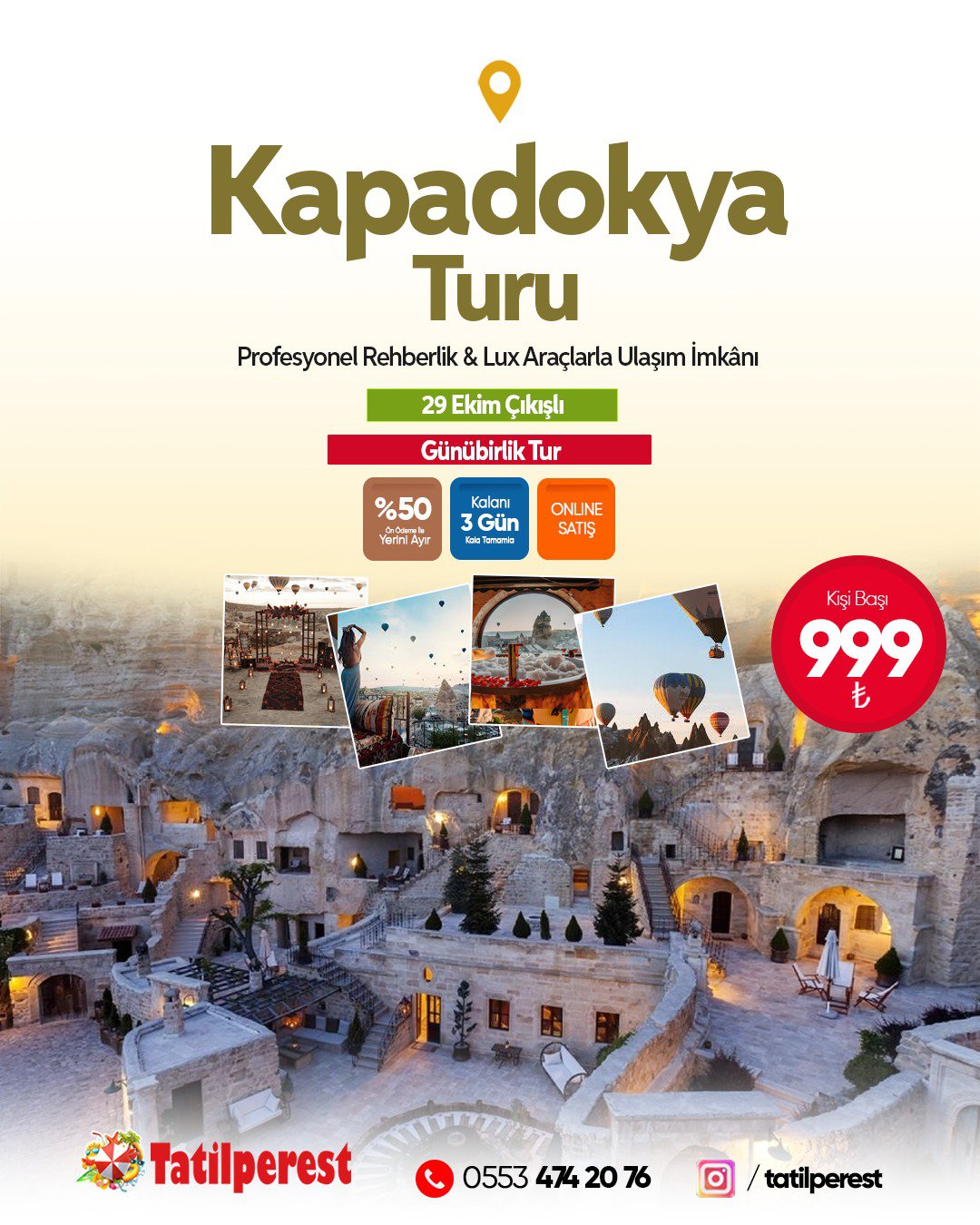 KAPADOKYA TURU 29 EKİM ÖZEL