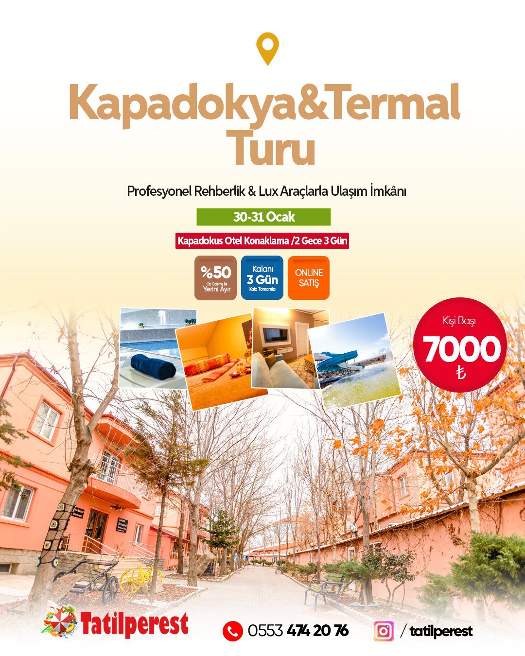 TERMAL TUR SÖMESTR ÖZEL 2 GECE 3 GÜN 30 OCAK ÇIKIŞLI